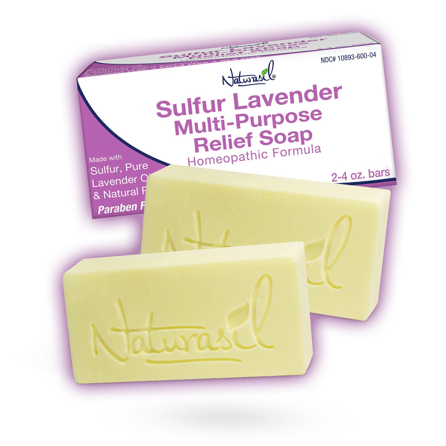 Premium Sulfur Lavender Soap | Sulfur Advanced Cleansing Bar 4oz (2 - Pack)
