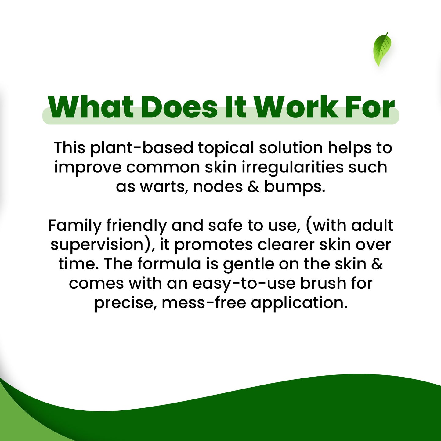 Warts Remover | Natural Homeopathic Topical Liquid | Painless and Iodine-Free