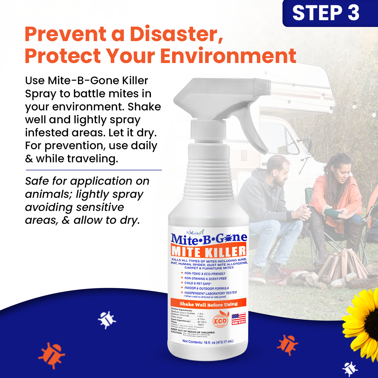 Mite-B-Gone Personal Care Pack