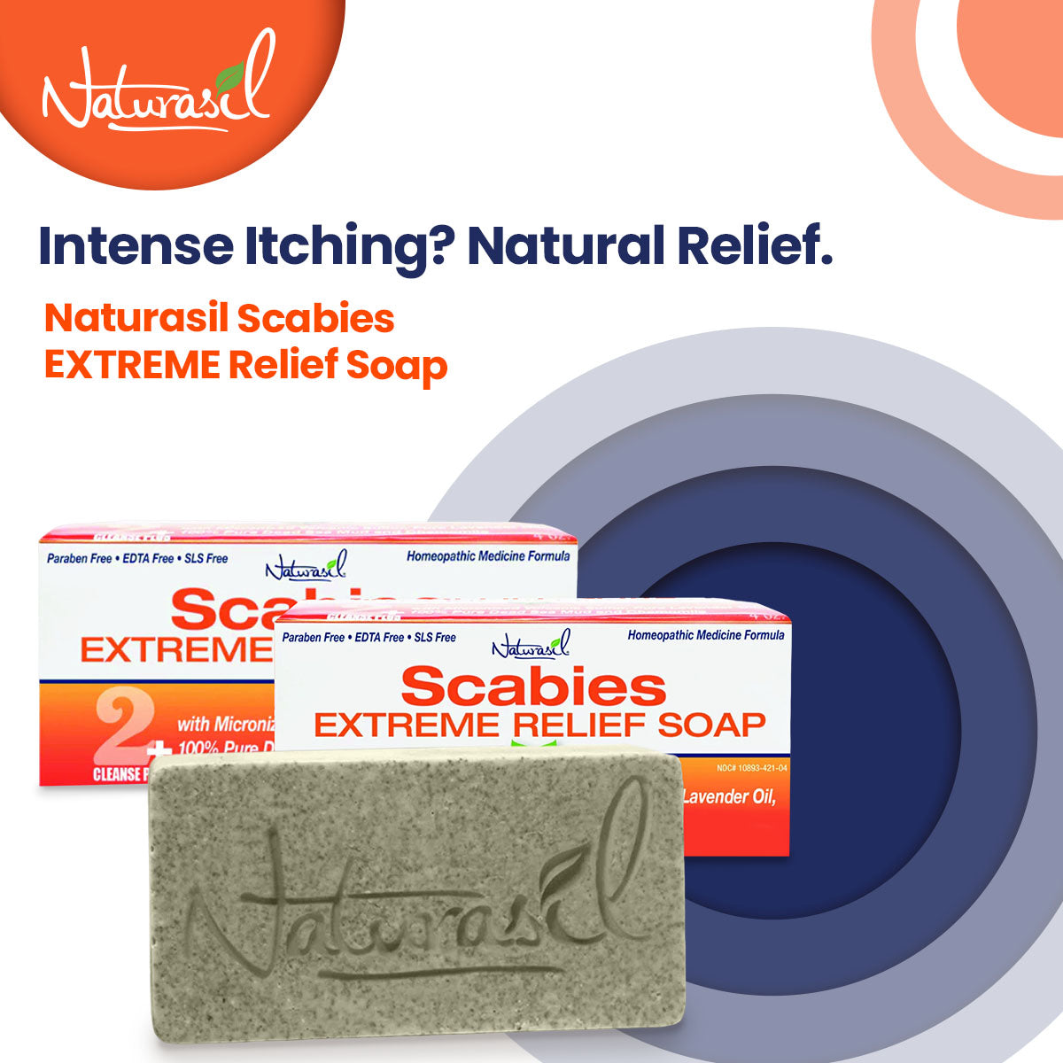 Scabies EXTREME Sulfur 100% Pure Dead Sea Mud Treatment Soap | 4 oz Bar