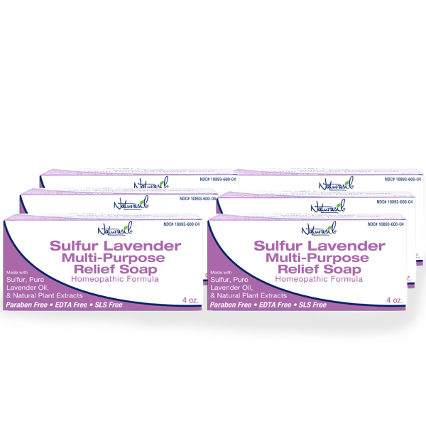 Premium Sulfur Lavender Soap | Sulfur Advanced Cleansing Bar 4oz (2 - Pack)