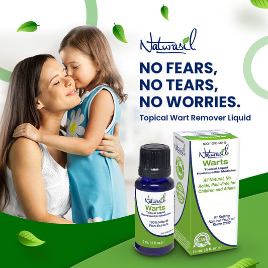 Wart Remover | Natural Homeopathic Topical Liquid | Painless and Iodine-Free