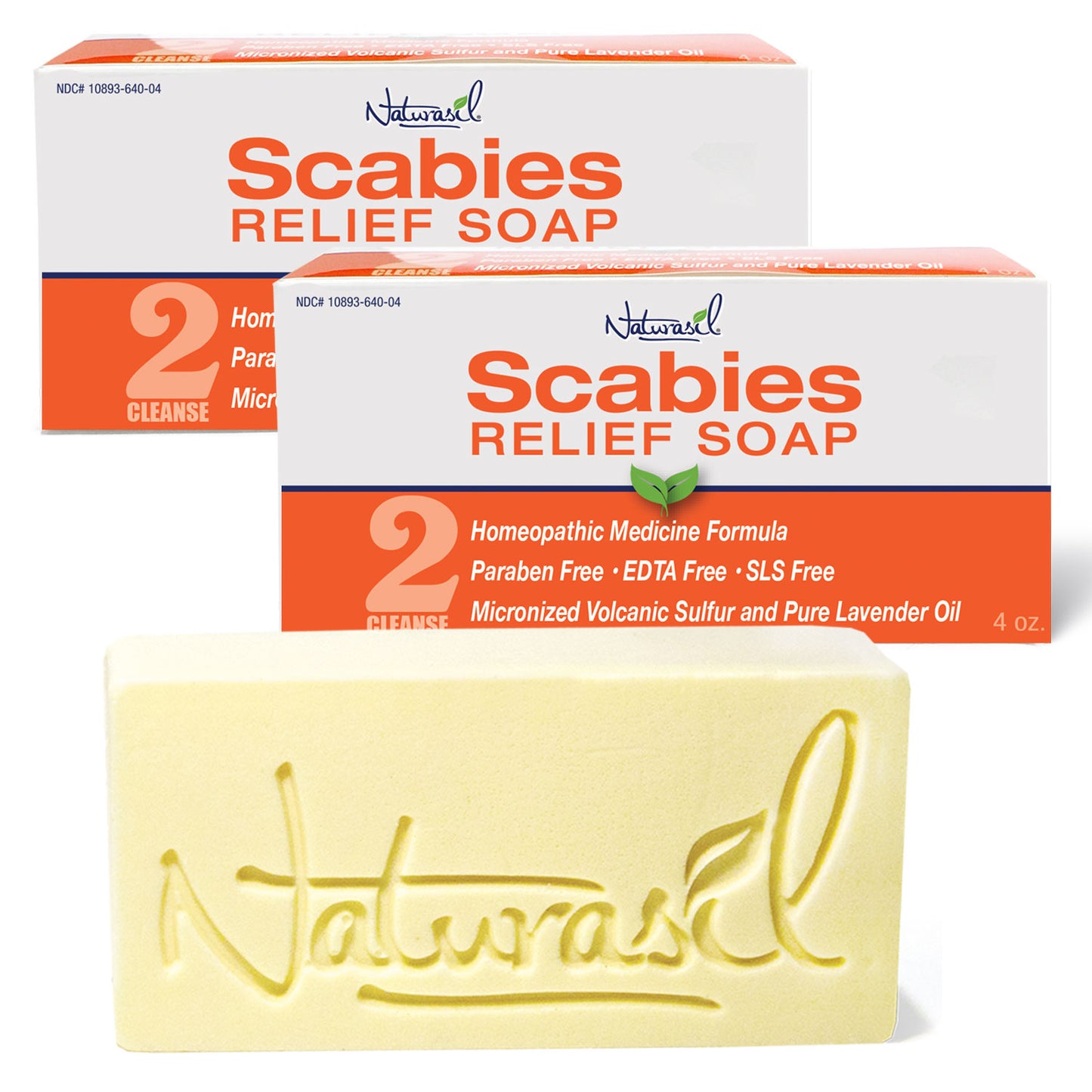 Scabies Pure Lavender and 10% Sulfur Treatment Soap | 2 Bar Pack