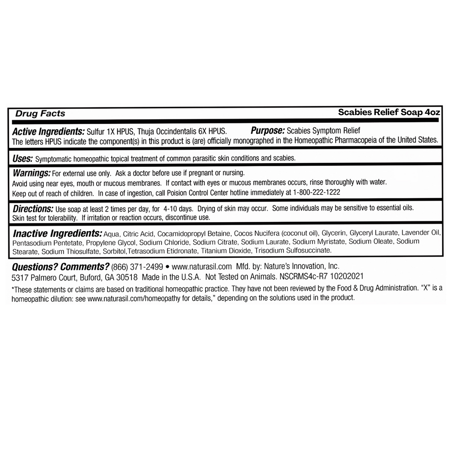 Scabies Pure Lavender and Sulfur Treatment Soap | 2 Pack