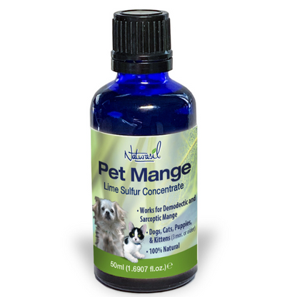 Tratamiento de la sarna en mascotas para la sarna sarcóptica y demodéctica | 50 ml de líquido