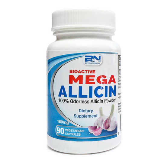 Mega Allicin 100% Allicin from Premium Garlic - 90 Count