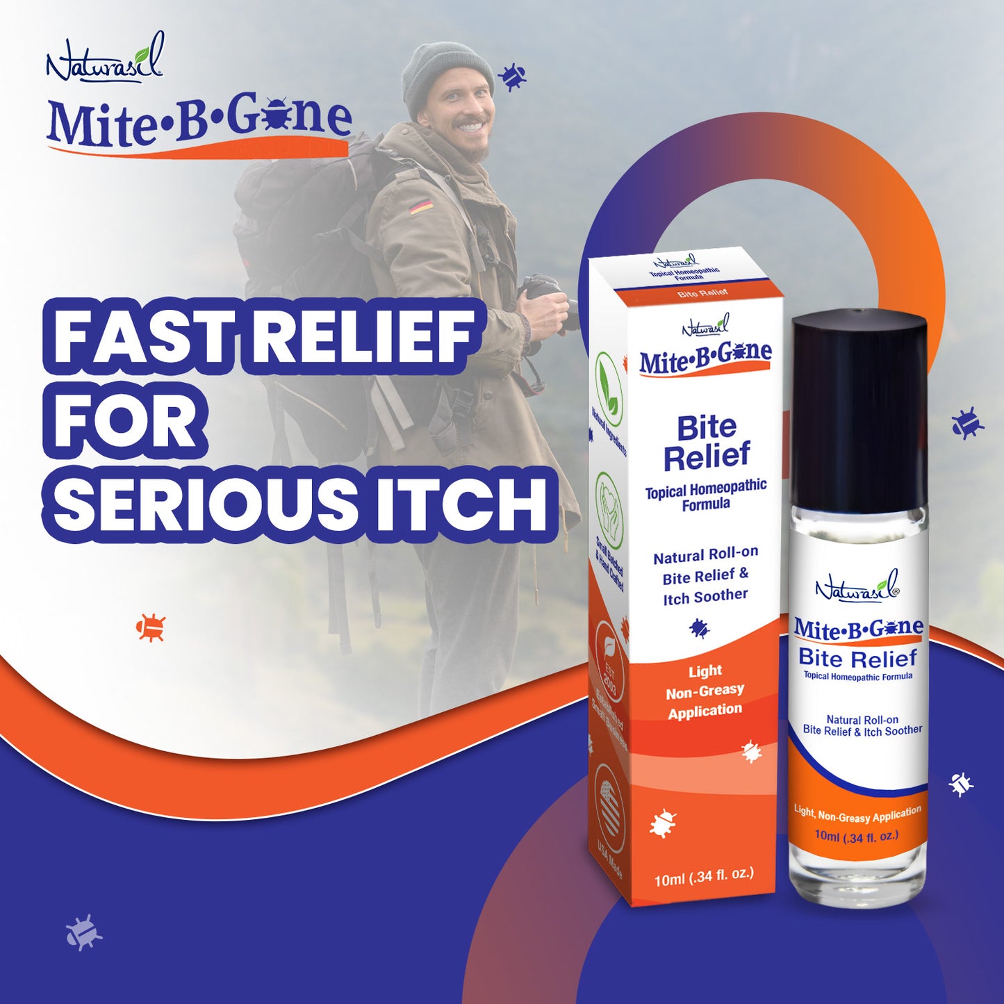 Alivio de picaduras y picazón - Roll-On de 10 ml