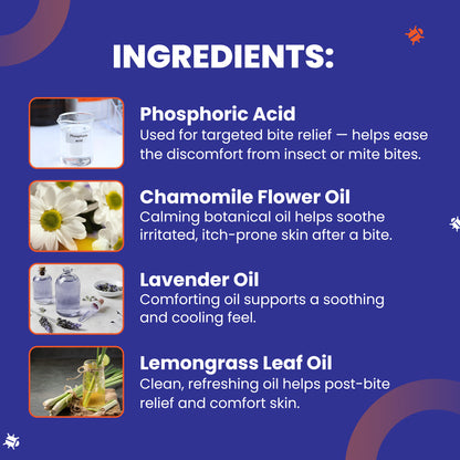 Alivio de picaduras y picazón - Roll-On de 10 ml
