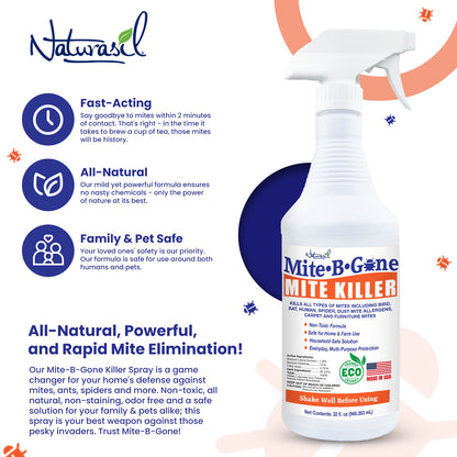 Spray asesino de ácaros Mite-B-Gone 32oz