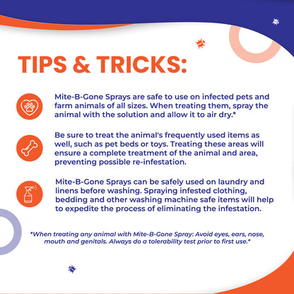 Spray asesino de ácaros Mite-B-Gone 32oz