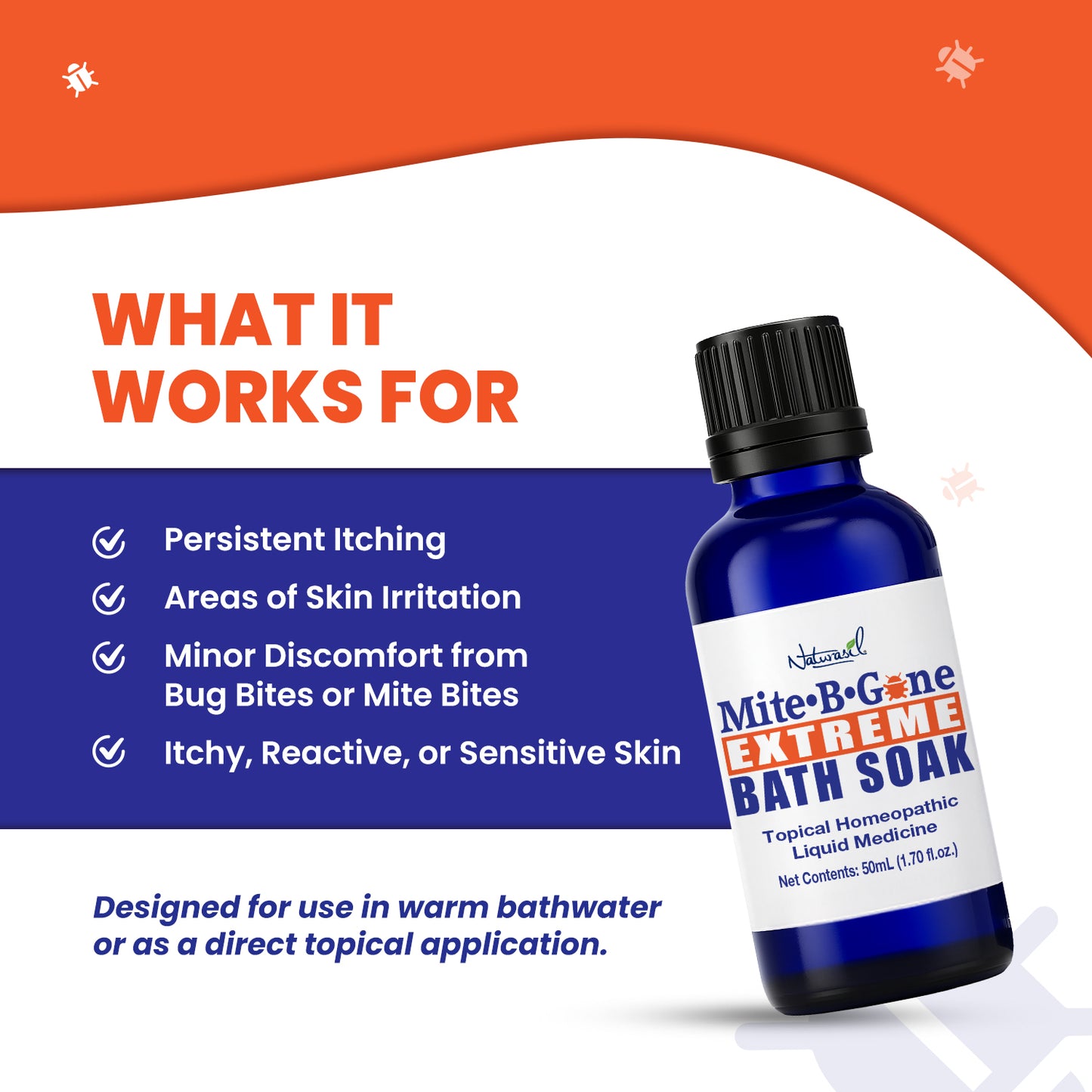 Mite-B-Gone Extreme Bath Soak 50 mL