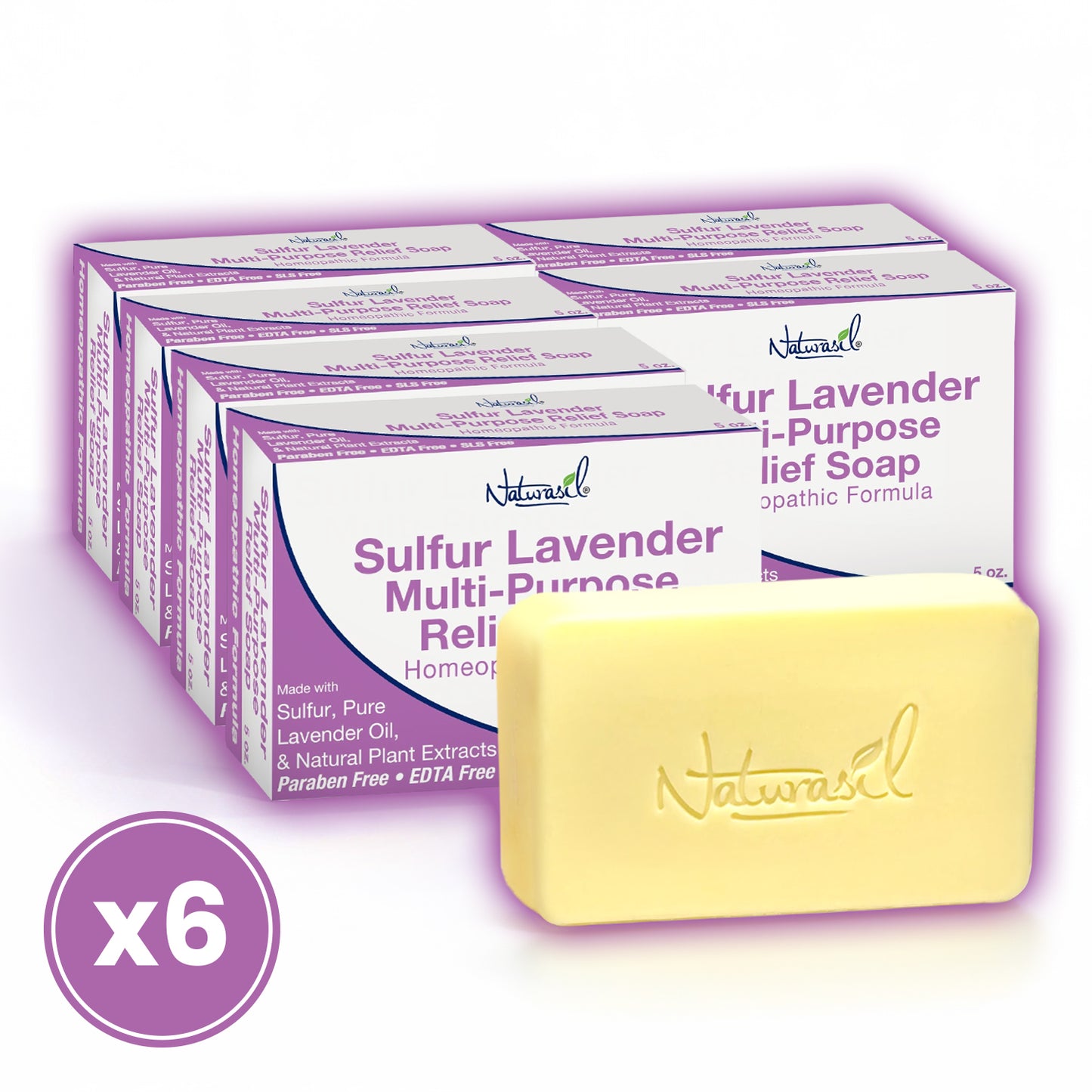 Premium Sulfur Lavender Soap | Sulfur Advanced Cleansing Bar 5oz