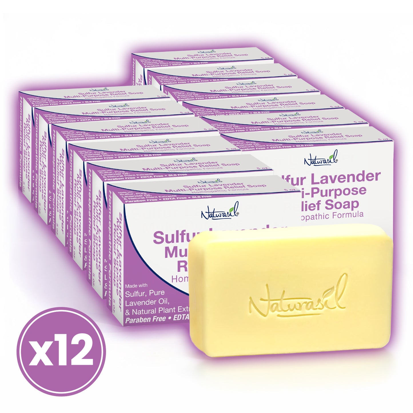 Premium Sulfur Lavender Soap | Sulfur Advanced Cleansing Bar 5oz
