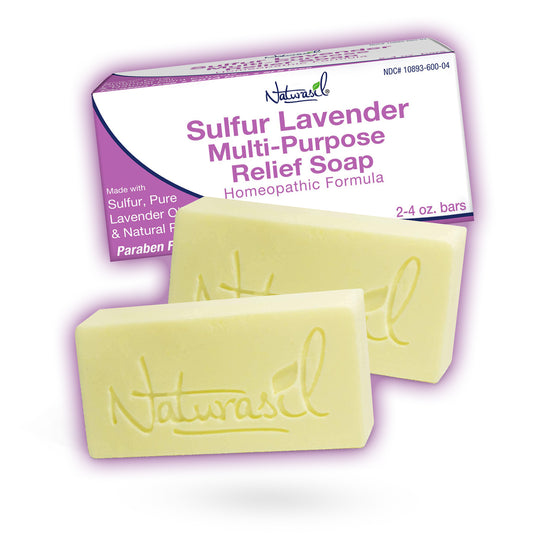 Premium Sulfur Lavender Soap | Sulfur Advanced Cleansing Bar 4oz (2 - Pack)