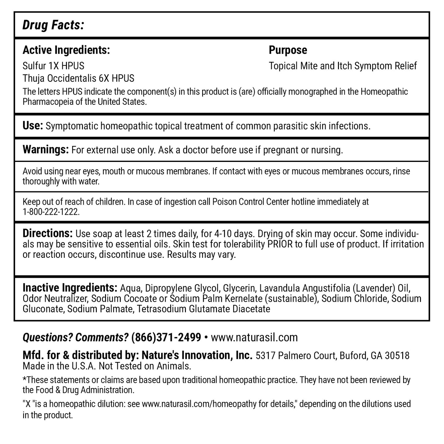 Mite-B-Gone Soaps (2 - 5 oz bars)