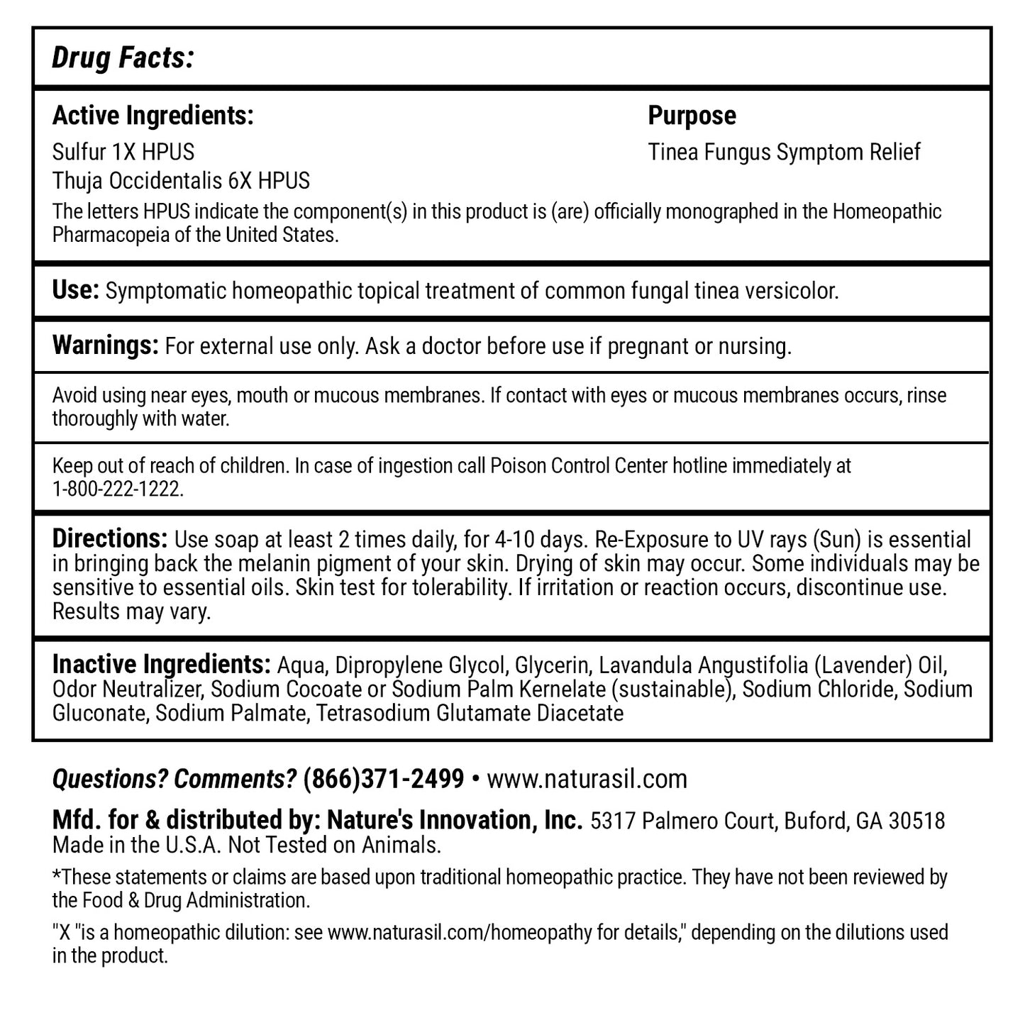 Premium Sulfur Lavender Soap | Sulfur Advanced Cleansing Bar 5oz (2 - Pack)