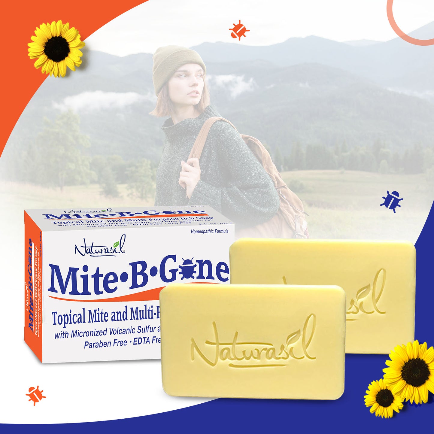 Mite-B-Gone Soaps (2 - 5 oz bars)
