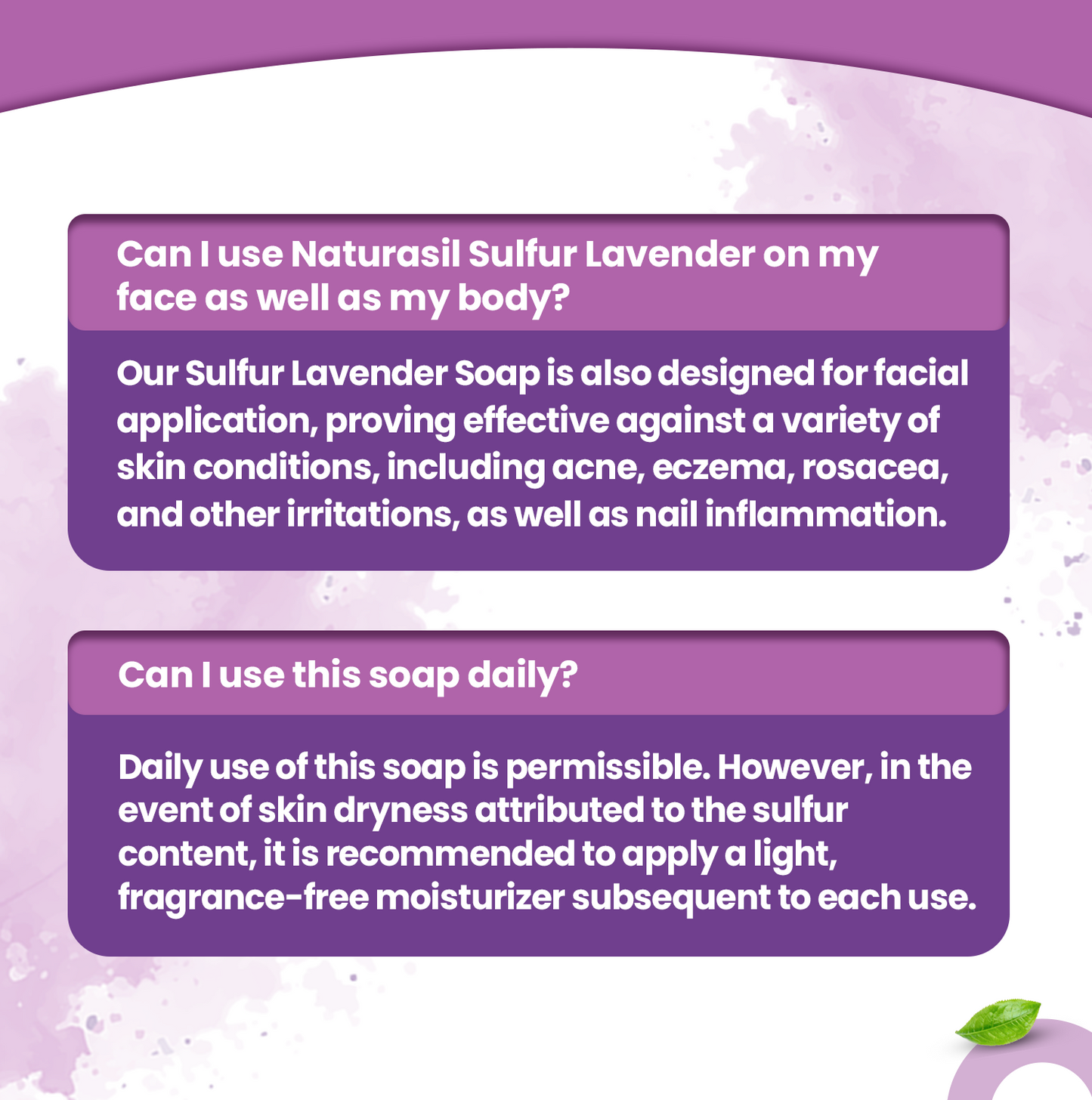 Premium Sulfur Lavender Soap | 10% Sulfur Advanced Cleansing Bar 4oz (2 - Pack)