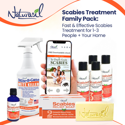 Scabies Treatment Family Pack (1-3 People)