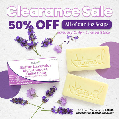 Premium Sulfur Lavender Soap | Sulfur Advanced Cleansing Bar 4oz (2 - Pack)