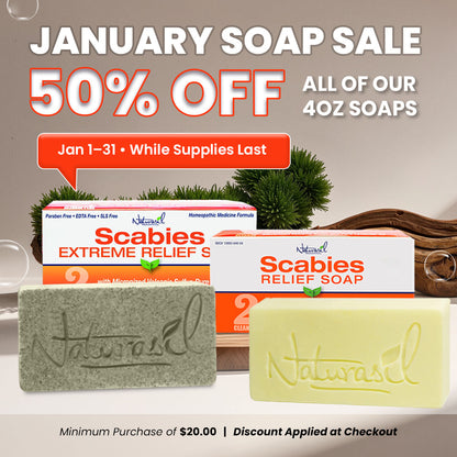 Scabies Pure Lavender and Sulfur Treatment Soap | 2 Pack