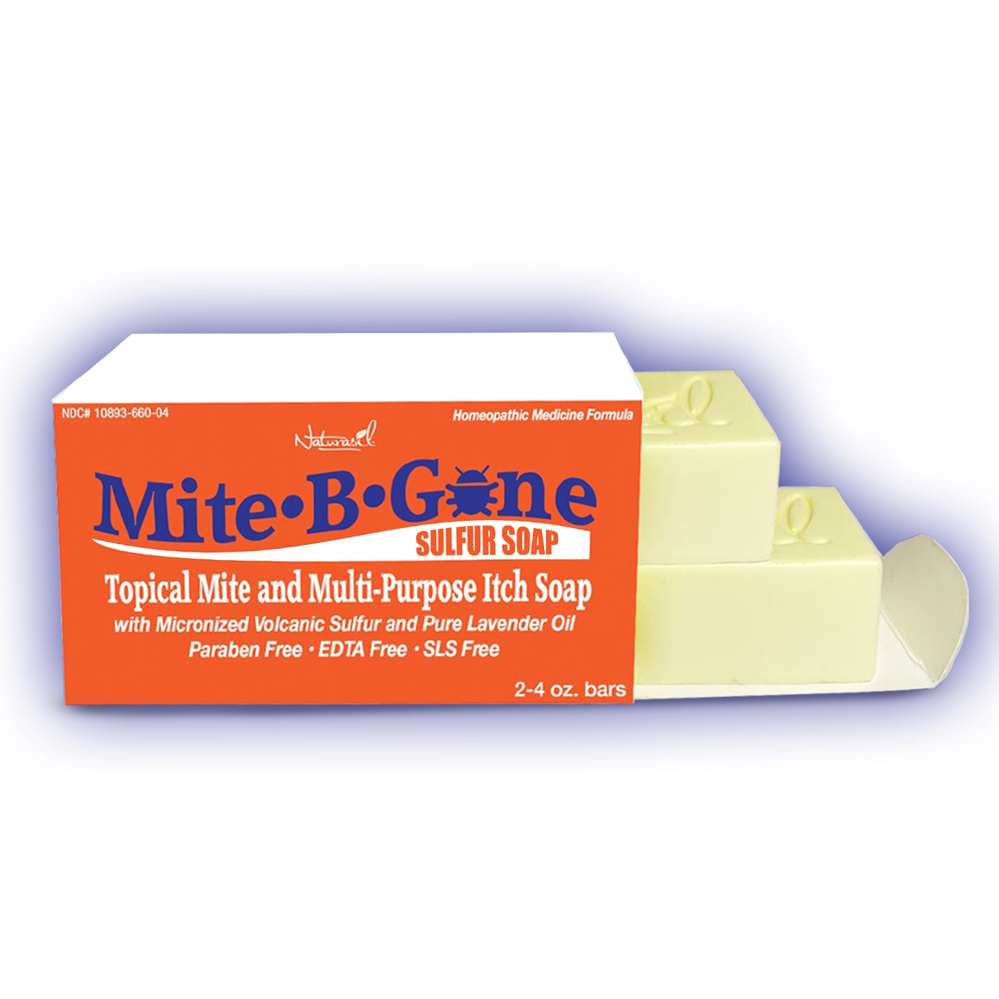 Jabones Mite-B-Gone (barras de 2 a 4 oz)