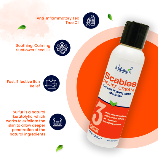 Scabies Relief Treatment Cream | 4 oz Bottle