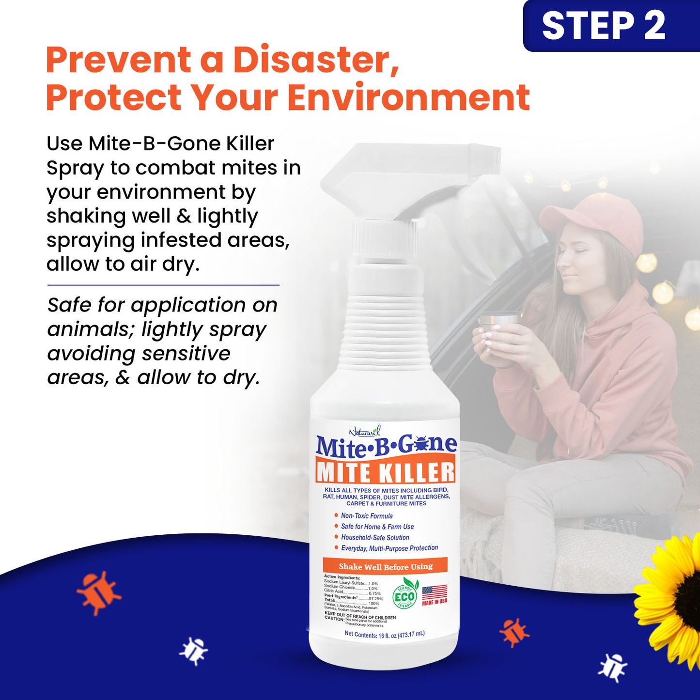 Paquete de vida Mite-B-Gone Van