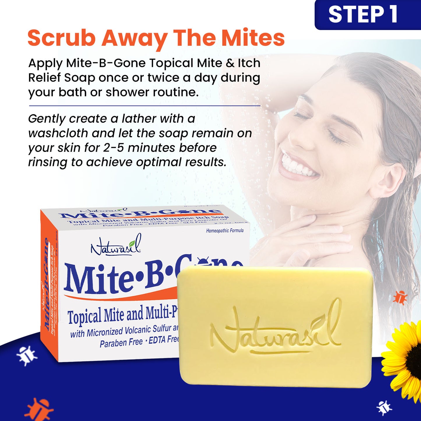 Paquete de cuidado personal Mite-B-Gone
