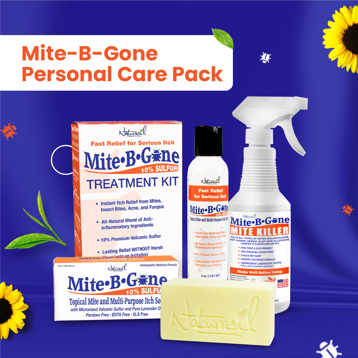 Mite-B-Gone Personal Care Pack