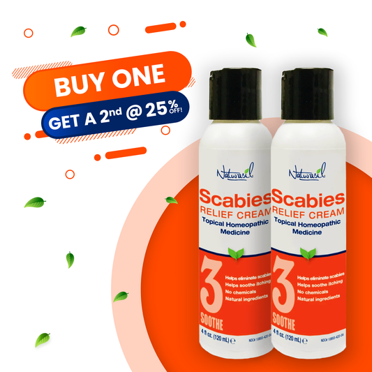 Crema para el tratamiento de la sarna | Compre uno y obtenga el segundo con un 25 % de descuento | 2 botellas de 4 onzas