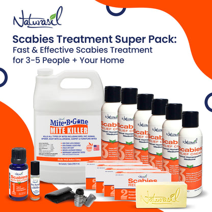 Scabies Treatment Super Pack (3-5 People)