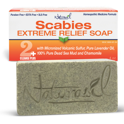 Scabies EXTREME 10% Sulfur 100% Pure Dead Sea Mud Treatment Soap | 4 oz Bar