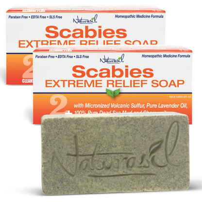 Scabies EXTREME 10% Sulfur 100% Pure Dead Sea Mud Treatment Soap | 4 oz Bar