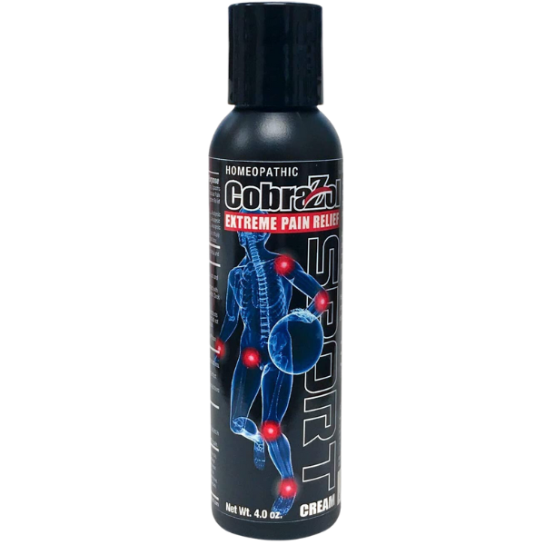 CobraZol™ Sport | Extreme Pain Relief Cream | 4 oz Bottle