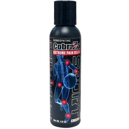 CobraZol™ Deporte | Crema para aliviar el dolor extremo | Botella de 4 onzas