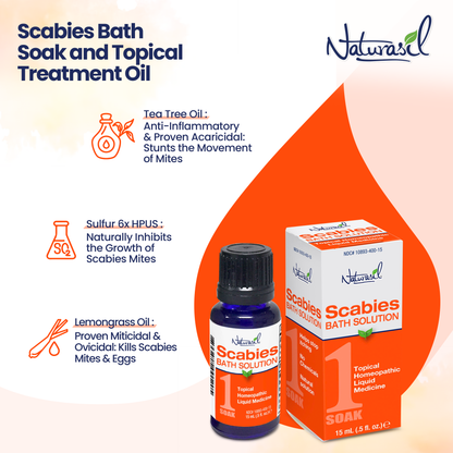 Scabies Treatment Bath Soak | 15 mL Liquid Treatment