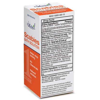 Scabies Treatment Bath Soak | 15 mL Liquid Treatment - Naturasil