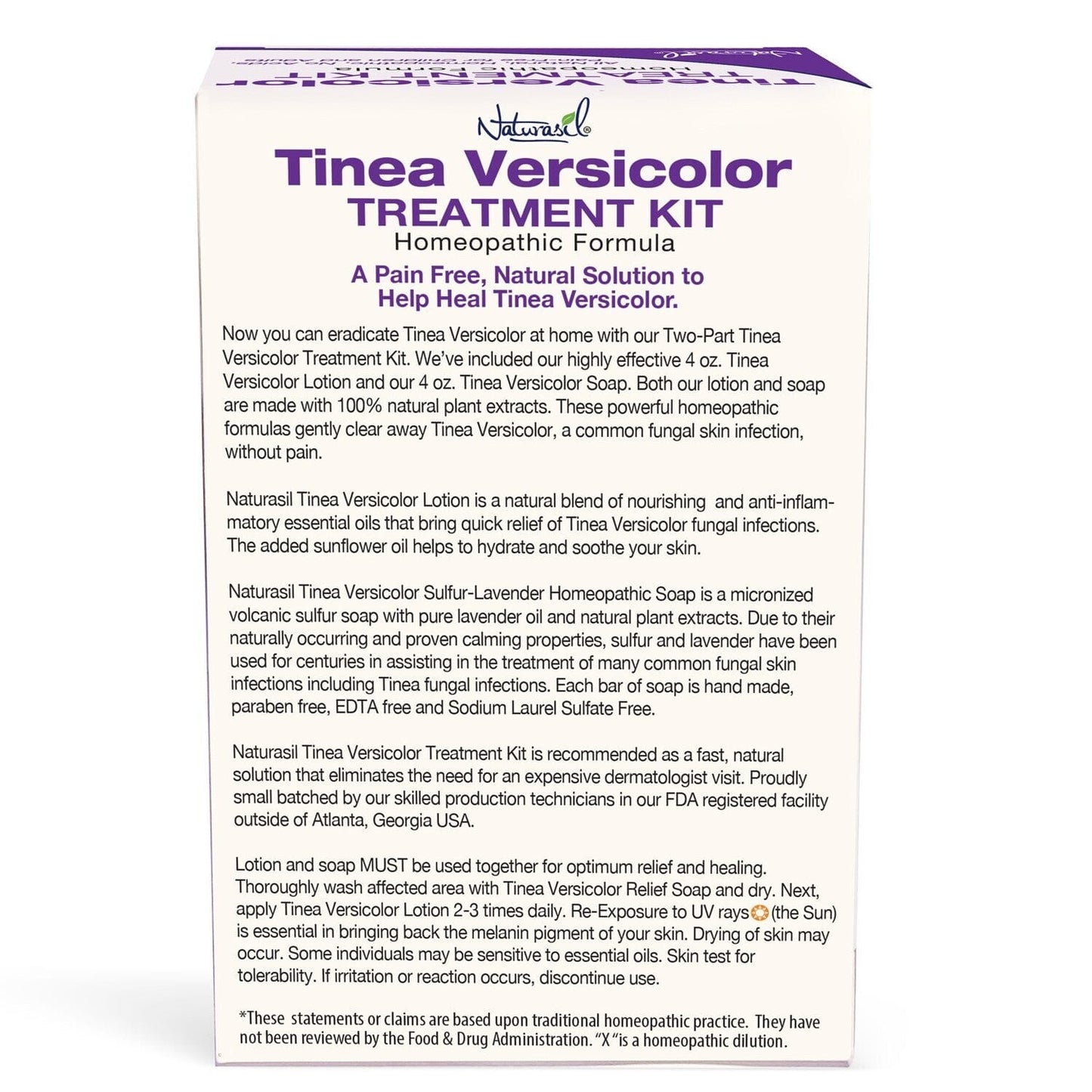 Naturasil Tinea Versicolor Treatment Kit - Naturasil