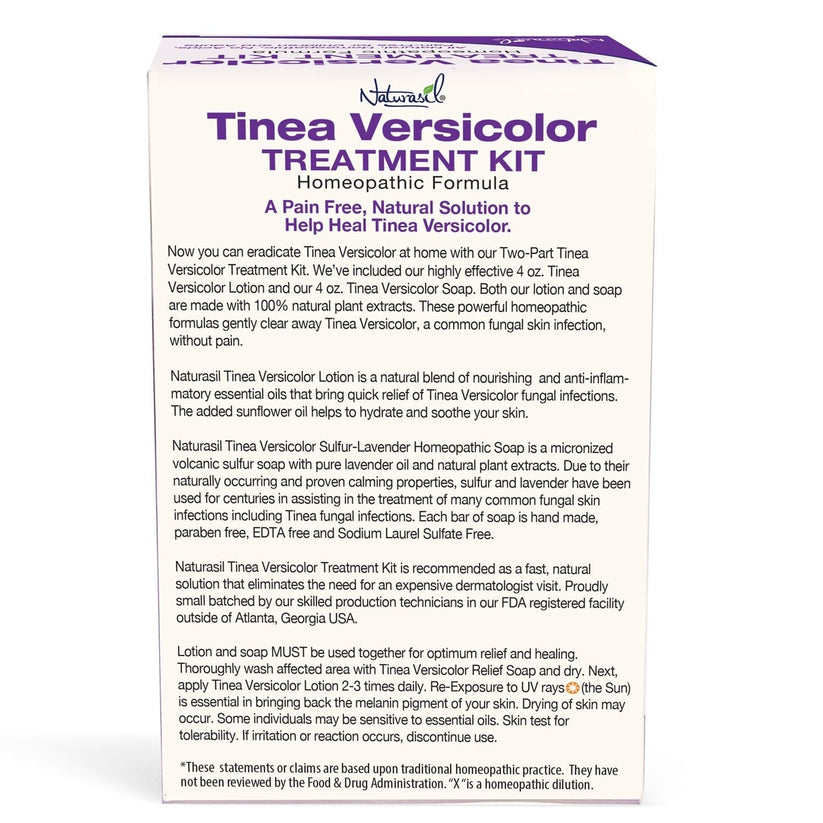 Naturasil Tinea Versicolor Treatment Kit 4oz Tinea Versicolor 10