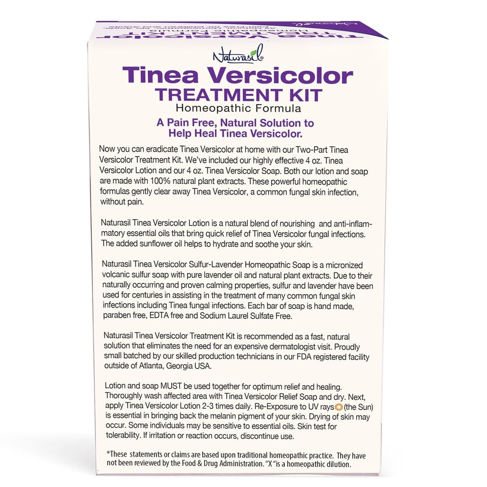 Naturasil Tinea Versicolor Treatment Kit 4oz Tinea Versicolor 10