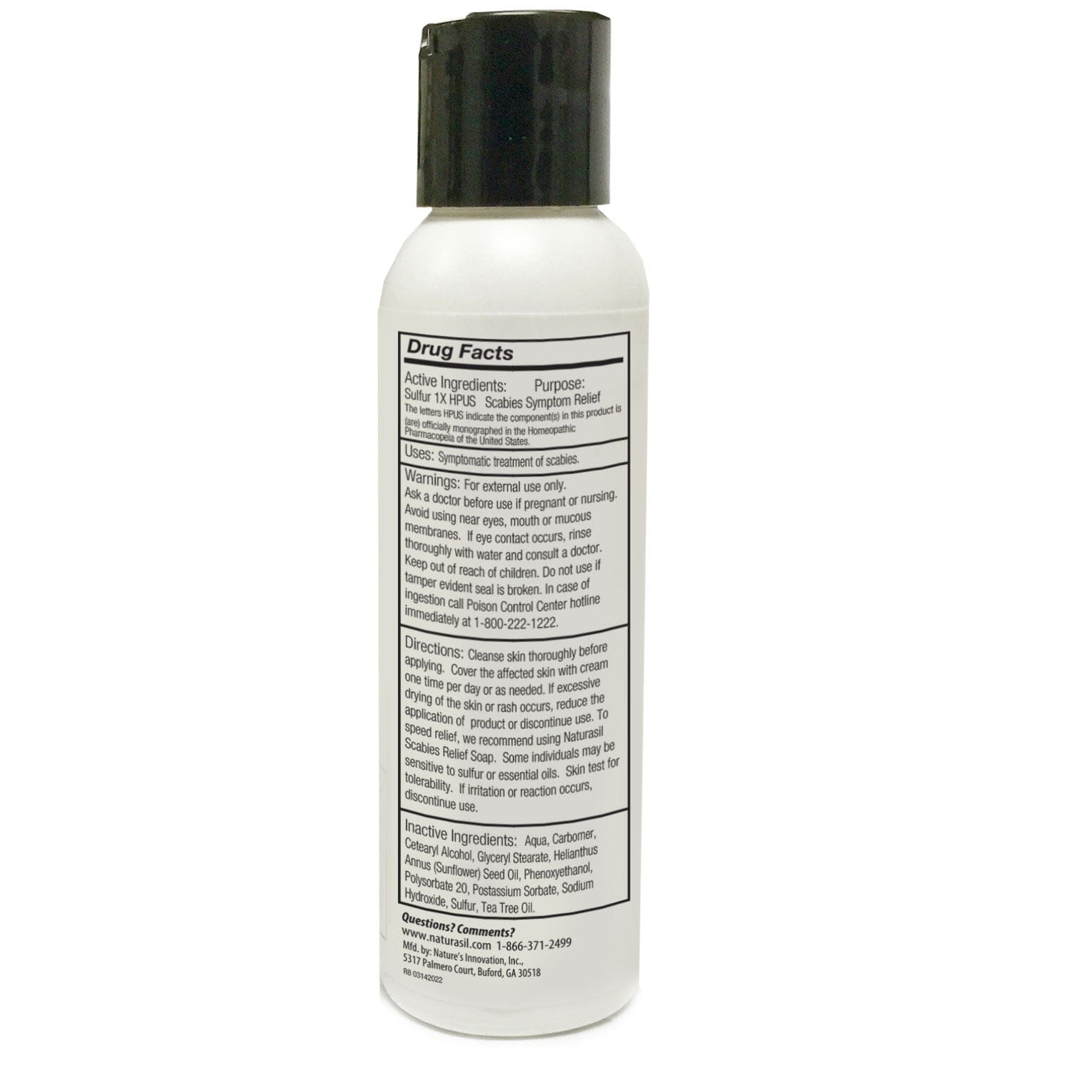 Scabies Treatment Lotion | Buy One, Get One 25% Off | 2 - 4 oz Bottles - Naturasil