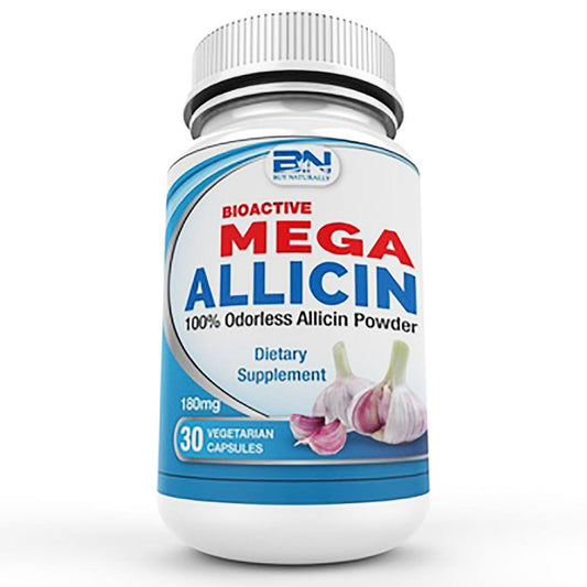 Mega Allicin | 100% Allicin from Premium Garlic | 30 Count - Naturasil